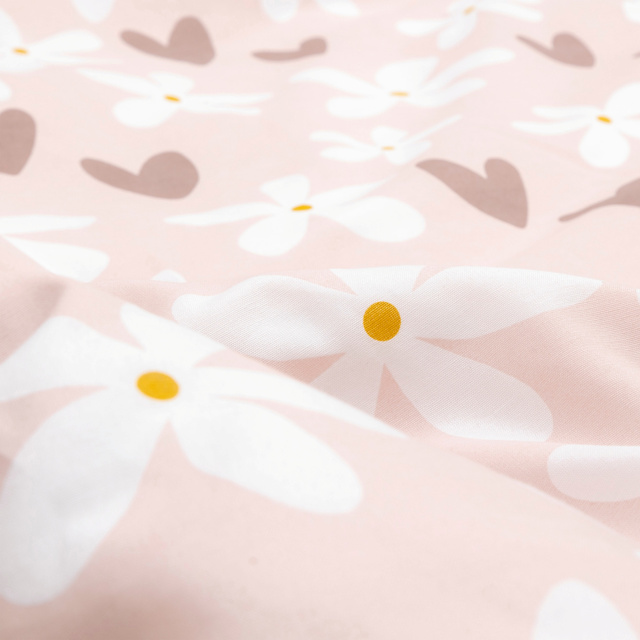 Lenjerie pentru copii 140 x 200 cm BILLIE, inimă