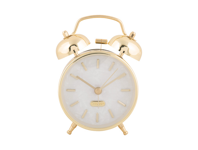 Ceas deșteptător retro PEARL GLOW, Ø 8 cm