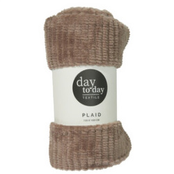 Pătură din flanel 160 x 130 cm, maro