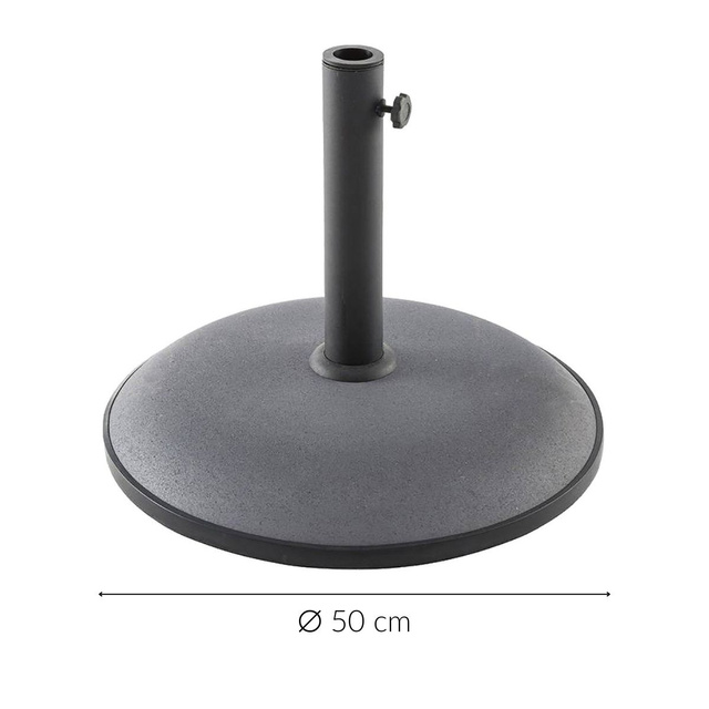 Suport pentru umbrele de gradina, baza de beton, 25 kg