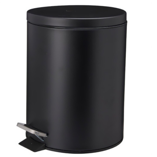 Coș de gunoi NONI, metalic, cu capac, 5 l