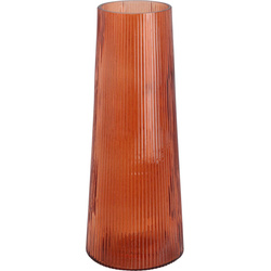 Vaza cu nervuri, inaltime 28 cm
