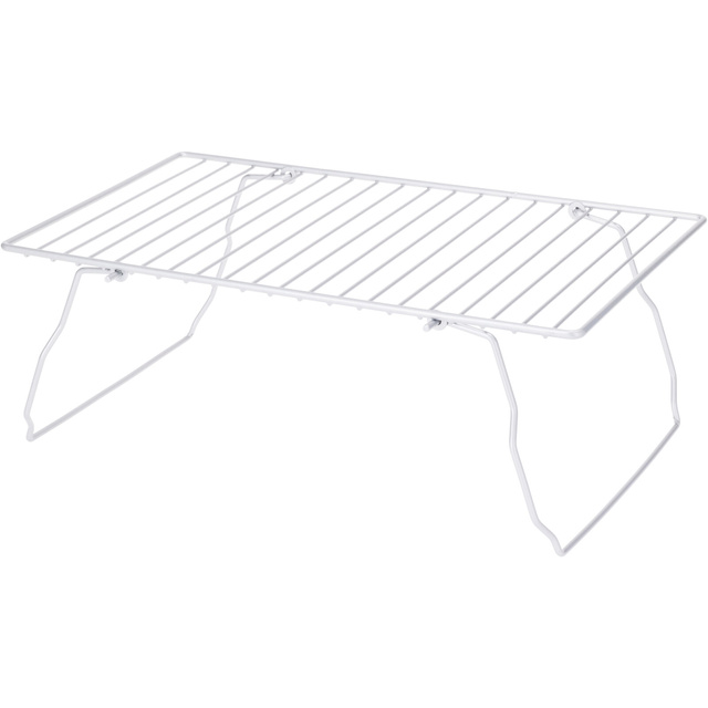 Raft pentru blat de bucătărie, metalic, cu picioare, 37 x 21 x 13,5 cm