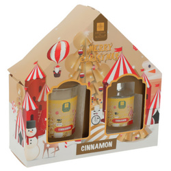 Set de parfum ulei 40 ml + lumânare, scorțișoară