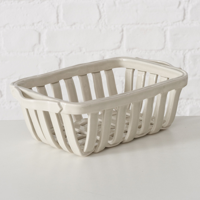 Vas decorativ din ceramica in forma de cos BARBERA, 24 x 15,5 cm