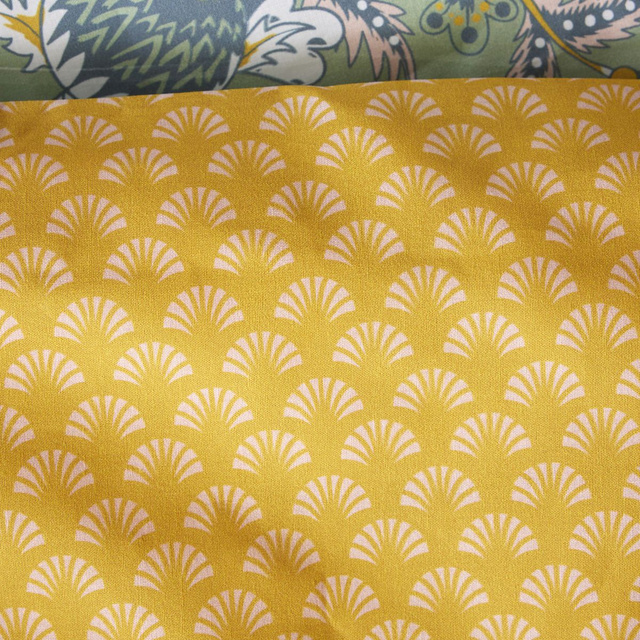 Lenjerie de pat din bumbac, pilota si 2 perne, 220 x 240 cm, DUBLI