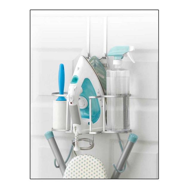 Suport pentru masa de calcat cu spatiu pentru fier de calcat