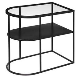 Masuta de cafea MARMUR cu raft, 52 cm