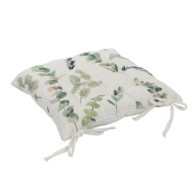 Perna de scaun cu model de plante, 40 x 40 cm