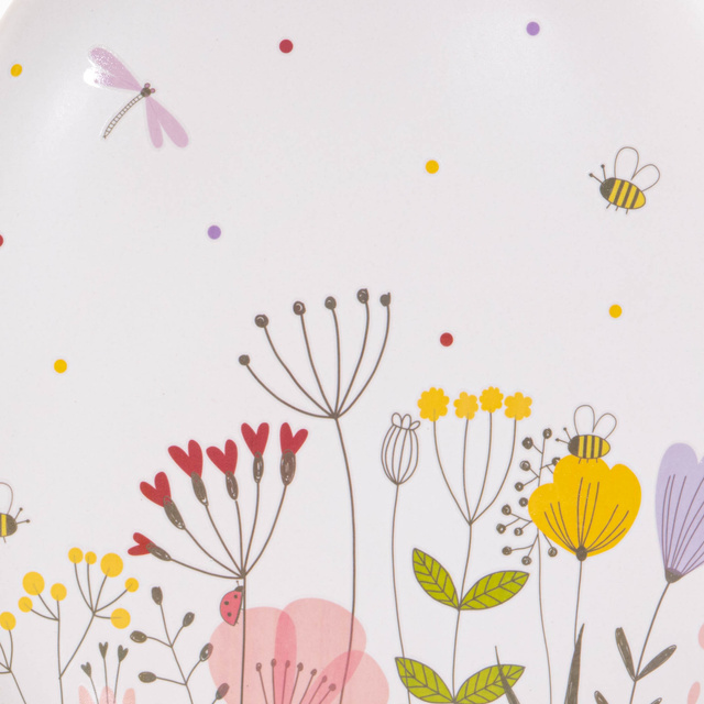 Vaza pentru o floare Florina, model floral, 31 cm