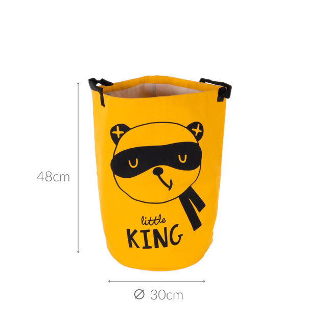 Geanta pentru jucarii sau rufe Safari, panza, Ø 30 cm