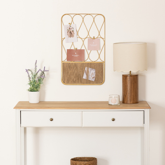 Tabla memo pentru notite si fotografii LINDSAY, 60 x 37 cm