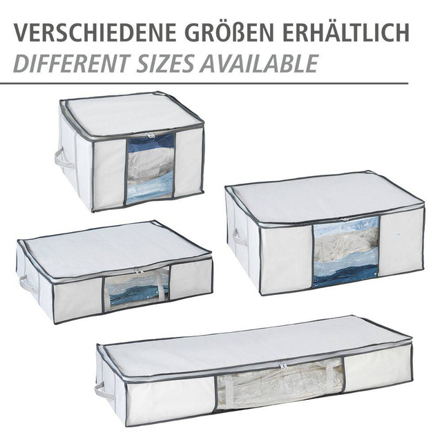 Husă pentru lenjerie de pat, haine SOFT + sac vacuum, dimensiune L, WENKO