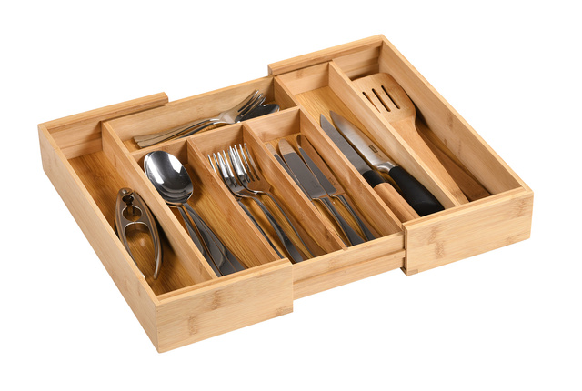 Inserție sertar tacâmuri, lățime reglabilă 28,5 - 40 cm, Kesper