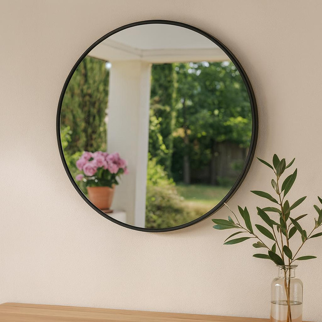 Oglindă de perete rotundă SORO, Ø 60 cm