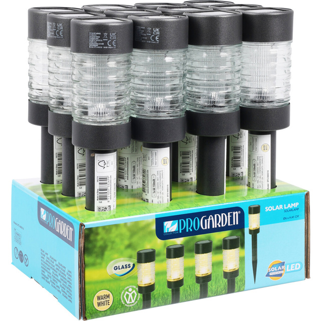 Lampă solară încorporată, 26 cm