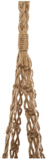 Ghiveci rotund agatat pe sfoară, Ø 11,5 x 75 cm