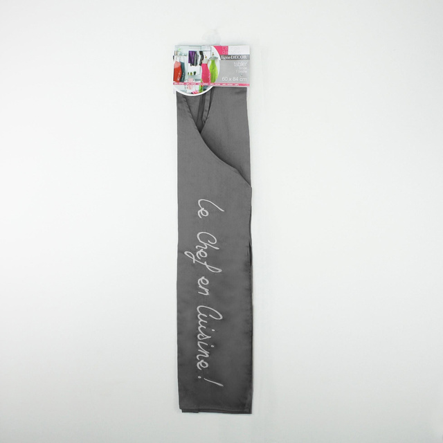 Sort de bucatarie dama GREY, 60 x 84 cm, bumbac