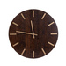 Ceas de perete cu cadran minimalist imitand lemnul, MDF, Ø 40 cm