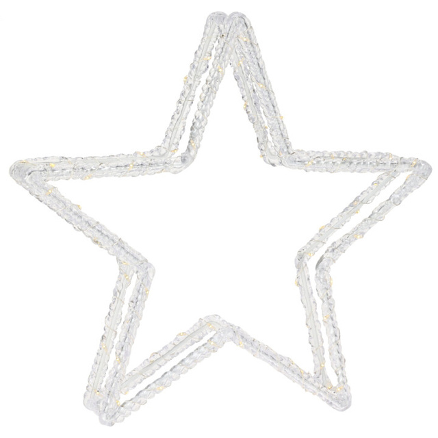 Decorațiune metalică cu LED, 30 cm