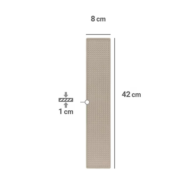 Scurgător îngust pentru vase SLIM, 42 x 8 cm
