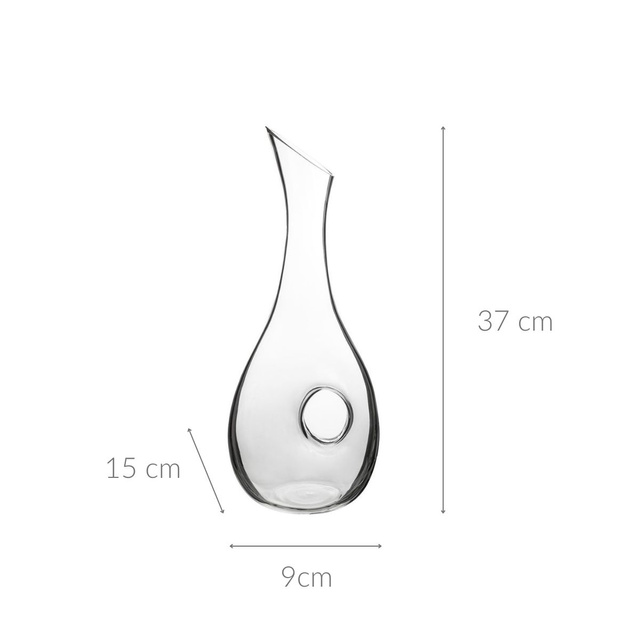 Carafa pentru bauturi, din sticla, 1L