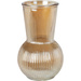 Vază din sticlă striată, 20 cm