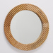 Oglindă rotundă cu cadru din lemn de mango LUKE, Ø 56 cm