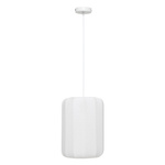 Lampă de tavan TOBIE cu abajur din bumbac, Ø 25 cm