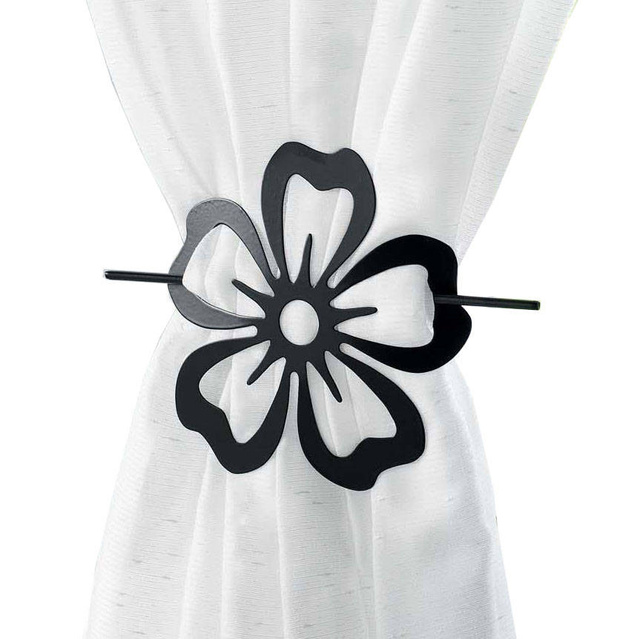 Clip pentru perdea cu flori, 1 buc