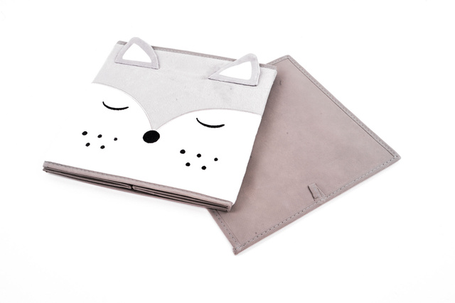 Containere textile ANIMAL, motiv pentru copii, 29x29x29 cm, vulpe