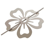 Clip pentru perdea cu flori, 1 buc
