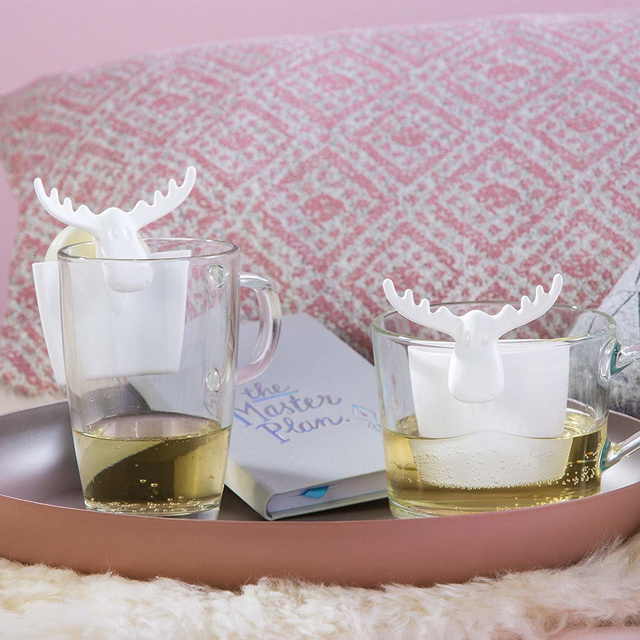 Infuzor de ceai RUDOLF, KOZIOL, albastru organic