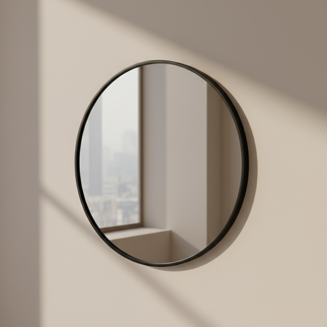 Oglindă de perete rotundă LØOP, Ø 60 cm