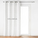 Perdea cu inele și model de catifea embosată, EVA, 135 x 260 cm