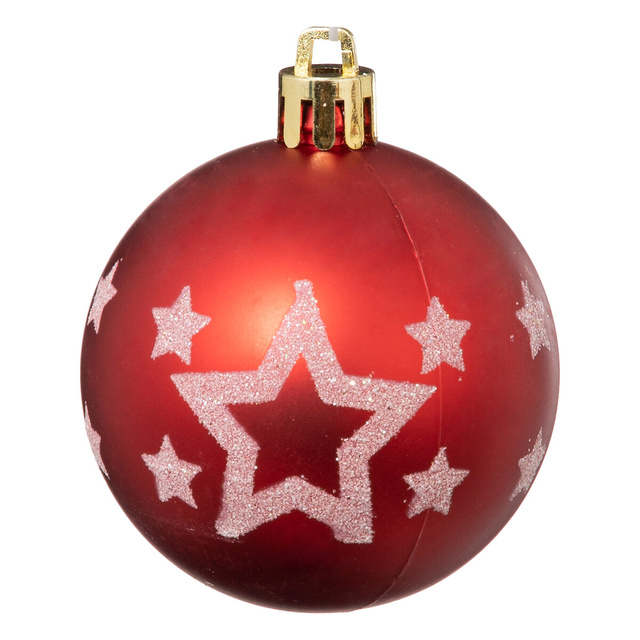 Set globuri cu modele cu sclipici, Ø 6 cm