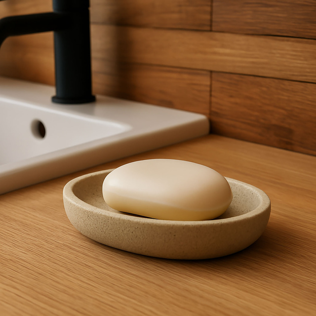 Suport pentru săpun cu model natural, NISIP