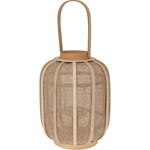 Felinar ratan BOHO cu maner larg