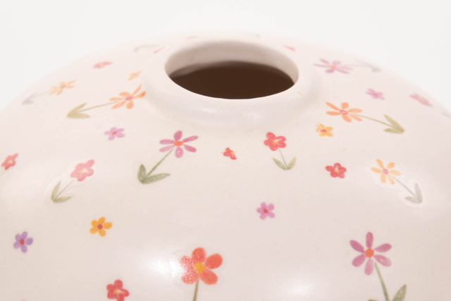 Vaza mica Blumi, model cu flori mici, inaltime 10 cm