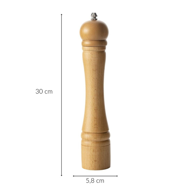 Râșniță de mână din lemn GRINDER, 30 cm