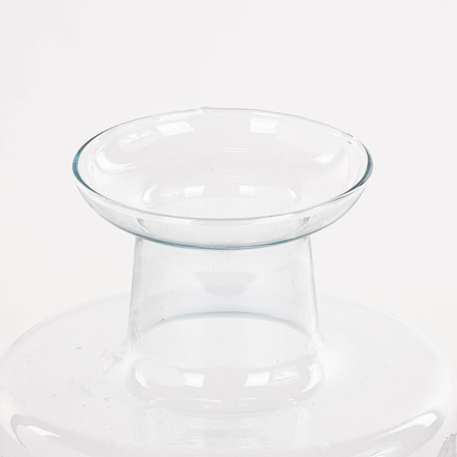 Vaza din sticla reciclata, 21 cm