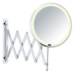 Oglindă cosmetică telescopică BARONA cu iluminare, WENKO