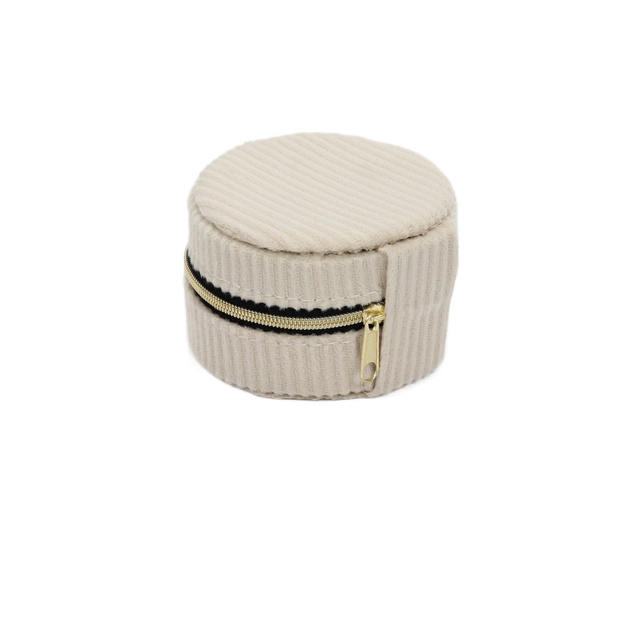 Cutie mică pentru bijuterii, catifea, Ø 8 cm