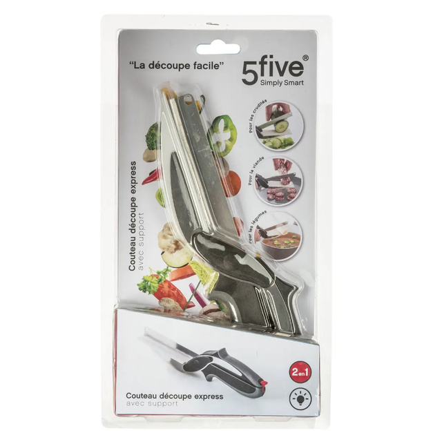 Cuțit in forma de fierastrau, oțel inoxidabil, 24 cm