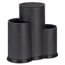 Suport pentru cutite, plastic, 12,5 x 23 x 22 cm