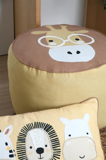 Puf pentru copii COQUIN zebra, Ø 40 cm