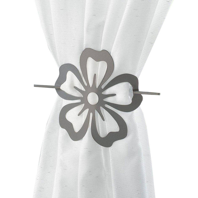 Clip pentru perdea cu flori, 1 buc