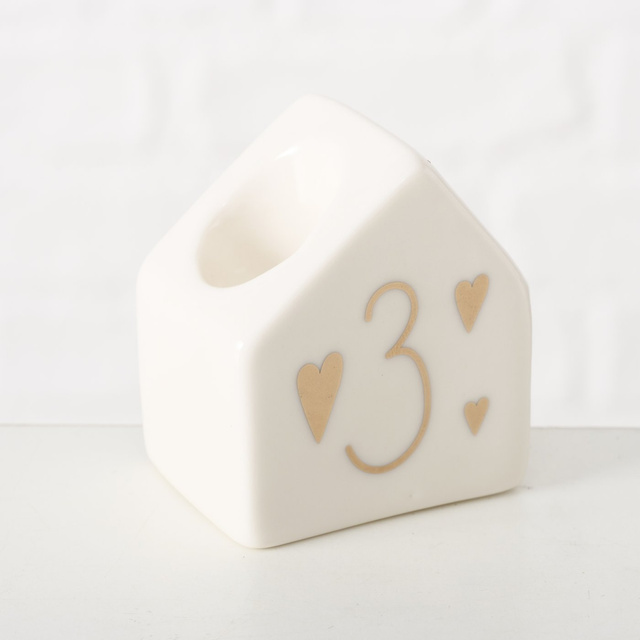 Set de suporturi pentru lumânări - căsuțe pentru lumânări de Advent HONTA, 4 buc.