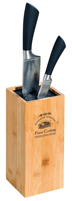 Suport pentru cuțite de bucătărie din bambus