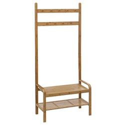 Cuier cu suport pentru pantofii din bambus